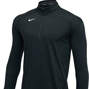 Nike Dry Element TOP Half Zip Long Sleeve T-Shirt Black Men's Large 896691-010